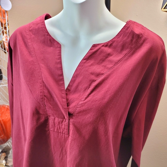 women's oversized blouse - Picture 2 of 7